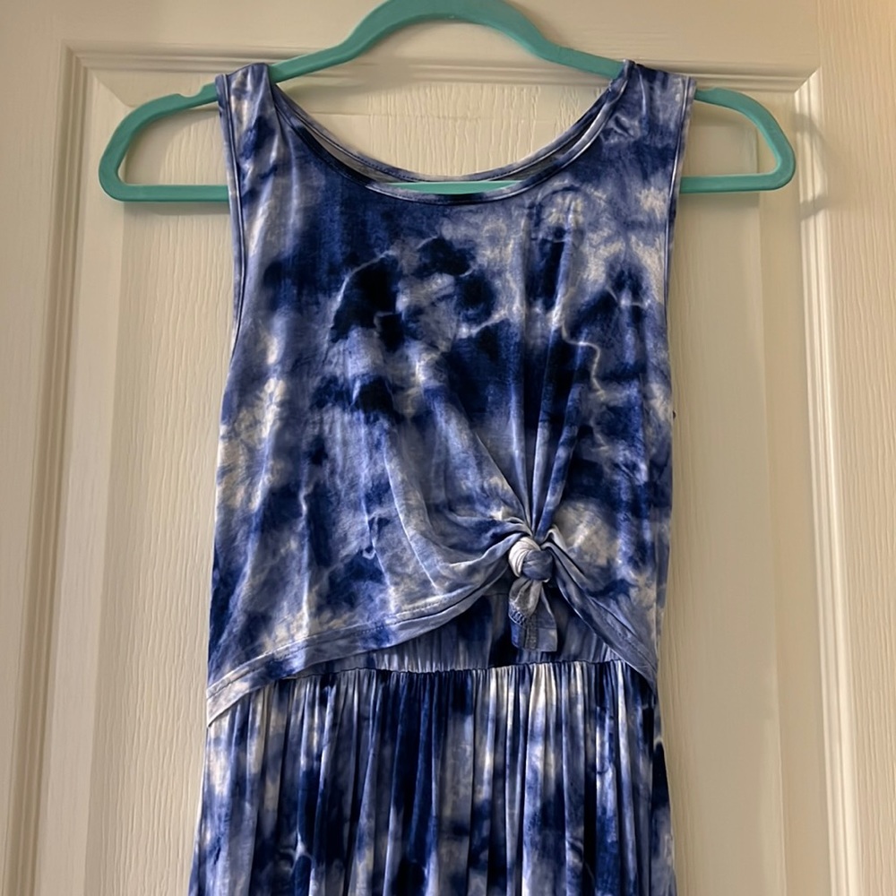 Latched mama boardwalk tie-dye maxi